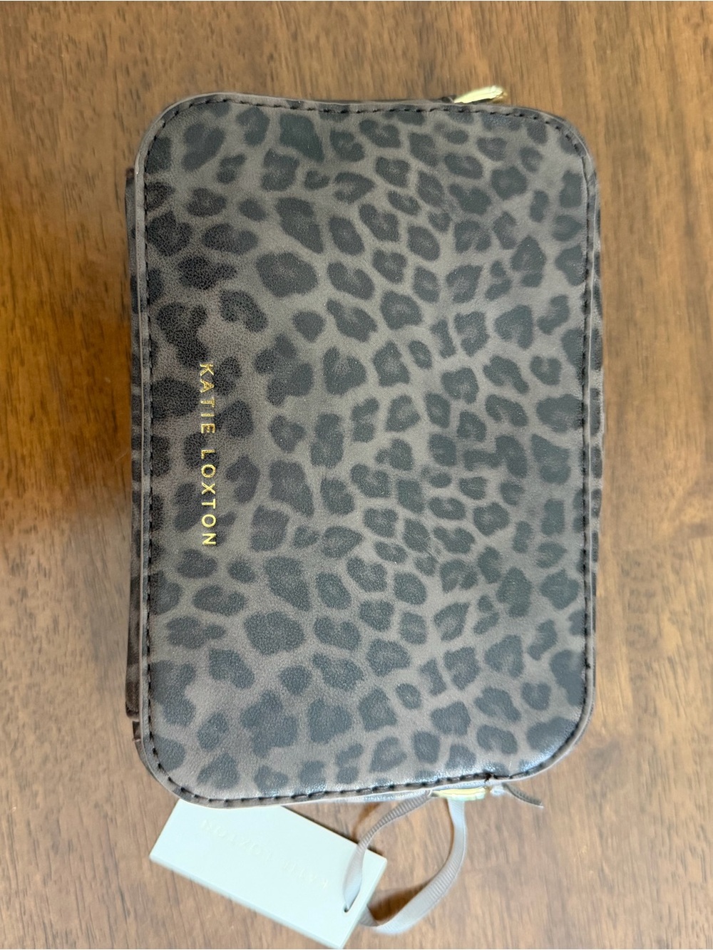 Katie Loxton Black Leopard Mini Bag